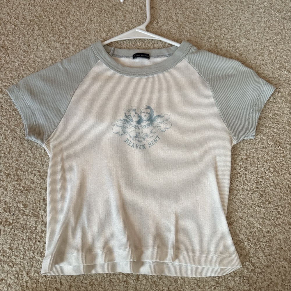 Brandy Melville heaven sent baby tee
